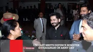 Uri Cast Meets Defence Minister Sitharaman On Army Day
