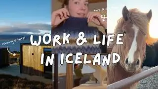 working & living in Iceland | running a hotel, failed knit designs, riding and more