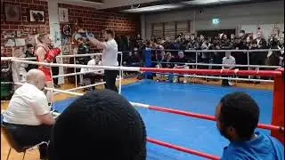 Boxing,1.2 Ruskiksen salikisat Helsinki, Fighters in red🔴 vs porvo fighters blue🔵