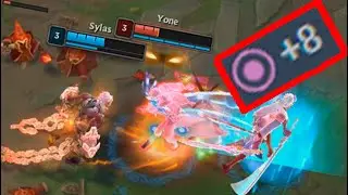 POWER +8  MAGIC RESIST on YONE against mage