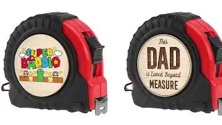 Gossby Measuring Tape Gift for Dad, Step Dad, Bonus Dad, Husband - Super Daddio - Birthday Xmas Gift