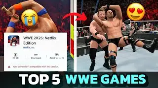 Top 5 Games like WWE 2k25 Netflix Edition for Android Mobile | Top 5 Wrestling Games Free & Offline.