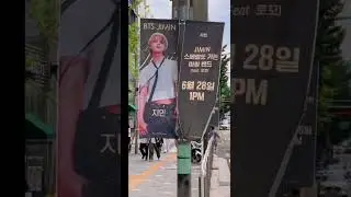 Jimin ads in Seoul 💜