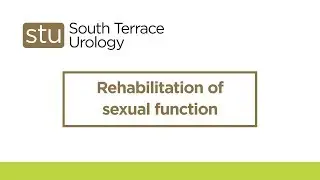 Rehabilitation of sexual function