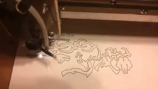 blackTooth cutting a 3D dinosaur puzzle
