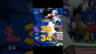 Sugar Bowl Recap pc:SugarBowl,OleMissFB,GeorgiaFB #trending #football #cfb #shorts #trendingshorts
