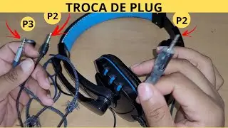 como consertar fone de ouvido headset trocar plug