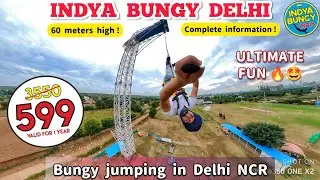 Bungee jumping in delhi ncr - Indya bungy delhi ultimate fun | Places to visit in delhi ncr gurgaon