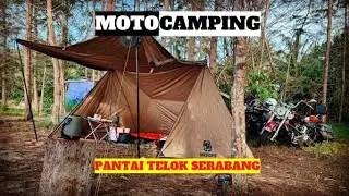 Moto-camping | Pantai Telok Serabang, Sematan, Sarawak, Malaysia.