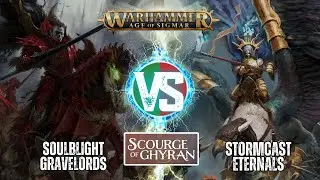 NUEVO Soulblight Gravelords VS Stormcast Eternals - El Azote de GHYRAN - Age of Sigmar