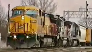 Conrail Chicago Mainline Chesterton and Ogden Dunes. March 1, 1999