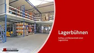 Aufbau einer Lagerb&uuml;hne - Lagertechnik Steger GmbH Lagersysteme