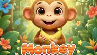 The Monkey Banana Song! 🍌🐒 | Fun Jungle Nursery Rhyme | ChuhufunMonkeys Love Bananas!🍌Jungles Rhymes