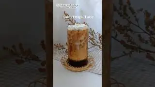 Salted maple latte recipe by chef Mehar Taj @MyBacchasKitchen#newvideo #coffee#ramadancalendar2023