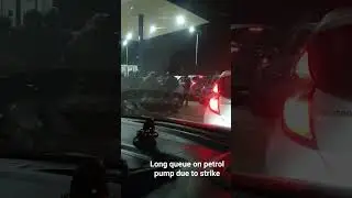 Petrol Pump strike in Haridwar.                  #strike#petrolpump