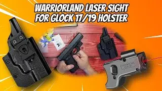 Лазерный прицел WARRIORLAND с кобурой Glock 17 19