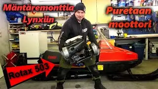 Lynx 5900 Rotax 503 moottorin remontti