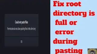 Fix root directory is full or error during pasting | Root directory is full or error problem Sd card
