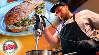 Watch YOUR ONLY FRIEND Make a Stacked Chicken Parm Sandwich with...Pepperoni???!