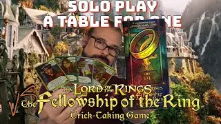 Elrond, Arwen e nuovi alleati a Gran Burrone! Il Signore degli Anelli Trick Taking Game!  Solo Play