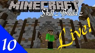 Castle Gate - Skillz Buildz Live | Vanilla Minecraft 1.9 :: #10