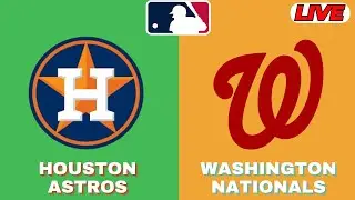 Washington Nationals Vs Houston Astros | MLB 2025 | MLB Live Baseball Score | 07/31/2025