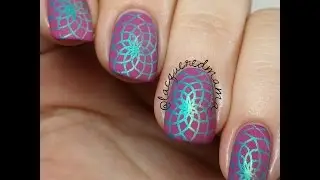 Gradient Stamping Nail Art