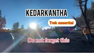 Kedarkantha trek essential | winter trek #mountains #wintertrek #kedarkantha #trekking #vlog #hiking