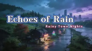 Echoes of Rain 🌧 Extended Calm Night Music from a Quiet Rainy Town