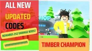 All the New working codes for Timber Champion game December 2022 ! Roblox Timber Champion codes