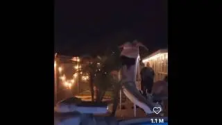 fat man breaks slide