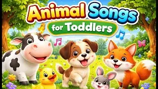 🐮 Animal Songs for Kids | Farm, Pets & Forest Friends 🐶🦊 Fun Learning Compilation