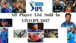 IPL Auction 2017 Full List Of Player Sold In Ipl 2017 Auction