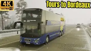 4K | Fernbus Simulator | VDL Futura FDD2 | Tours to Bordeaux | Logitech G29 #fernbussimulator