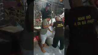 tại đạo tràng minh thiện huệ thọ đang vô cơm đi phát gieo duyên tại bv đa khoa Cần Thơ