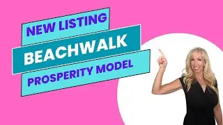 Prosperity floor plan in Beachwalk with pool and sunroom