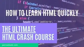 HTML Full Course   Build a Website Tutorial pennedweb com