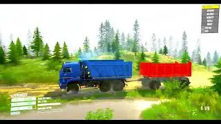 Spintires: Mudrunner &ndash; Truck vs Most Broken & Dangerous Mud Road! | MrDriver x GameDaily4