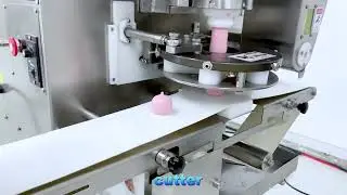 Automatic Tao Kuih Red Peach Rice Cake Red Peach Kueh Chaozhou Hongtao Guo Teochew Png Kueh Machine