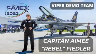 FAMEX 2023 🇲🇽 | Demostración aérea con la Capitán Aimee 