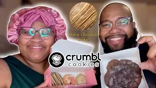 CRUMBL COOKIE DUBAI CHOCOLATE COOKIE REVIEW| T&LEETV