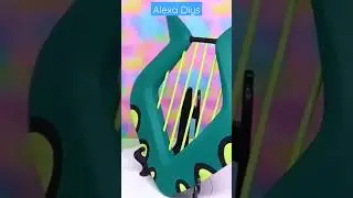 🐍 DIY: Realistic Viperion's Lyre || Miraculous Ladybug #short 🐍