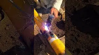 Not many people know that how to joint two thin pipes #stickwelding #shortsvideo #youtubeshorts