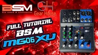 Compact and Affordable: BSM MG06 XU Live DJ Mixer!