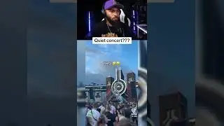 lol nah this is a thing? #concert #nomusic #quietconcert