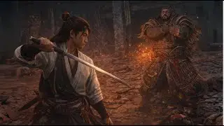 Fighting first boss in the game || Where wind meets