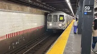 R46/R68A Q train action via Sea Beach & 4th Avenue Local/Express