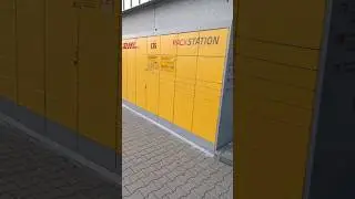 DHL - почтоматы бывают 2х видов! #shorts #germany #2023 #dhlexpress #mail #live #like #world