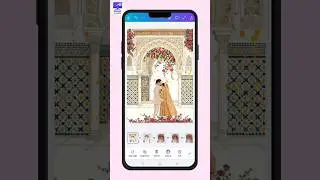 Canva Nikkah Invitation Card Design | Wedding Card #shorts
