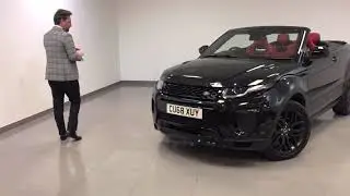 2018 68 Range Rover Evoque 2.0 TD4 HSE Dynamic Convertible (Black Pack)